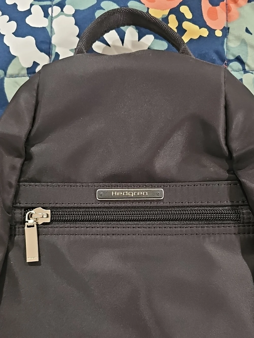 Hedgren Vogue Black backpack features tone-on-tone hardware & RFID-blocking